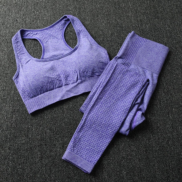 Gym 2 Piece Set Workout Clothes for Women Yoga Set-4