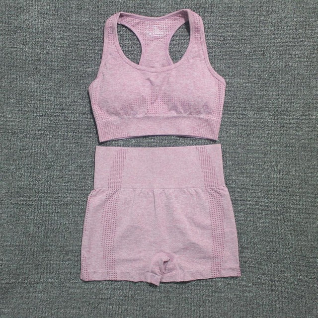 vital seamless yoga set gym set women workout clothes for women active wear sport suit-3