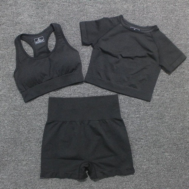 vital seamless yoga set gym set women workout clothes for women active wear sport suit-8