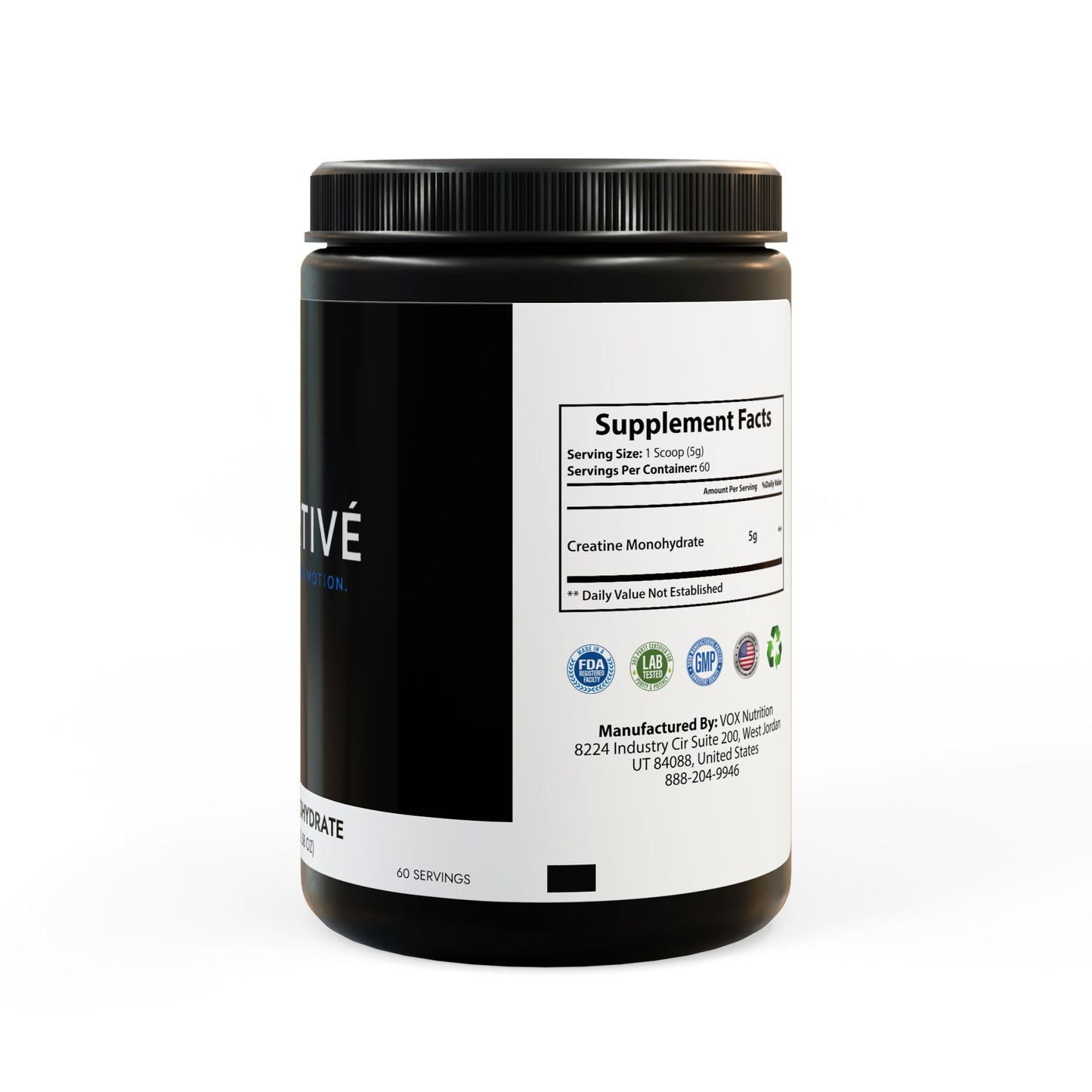 Fortive Kreatyna Monohydrat – Suplement Premium 300g