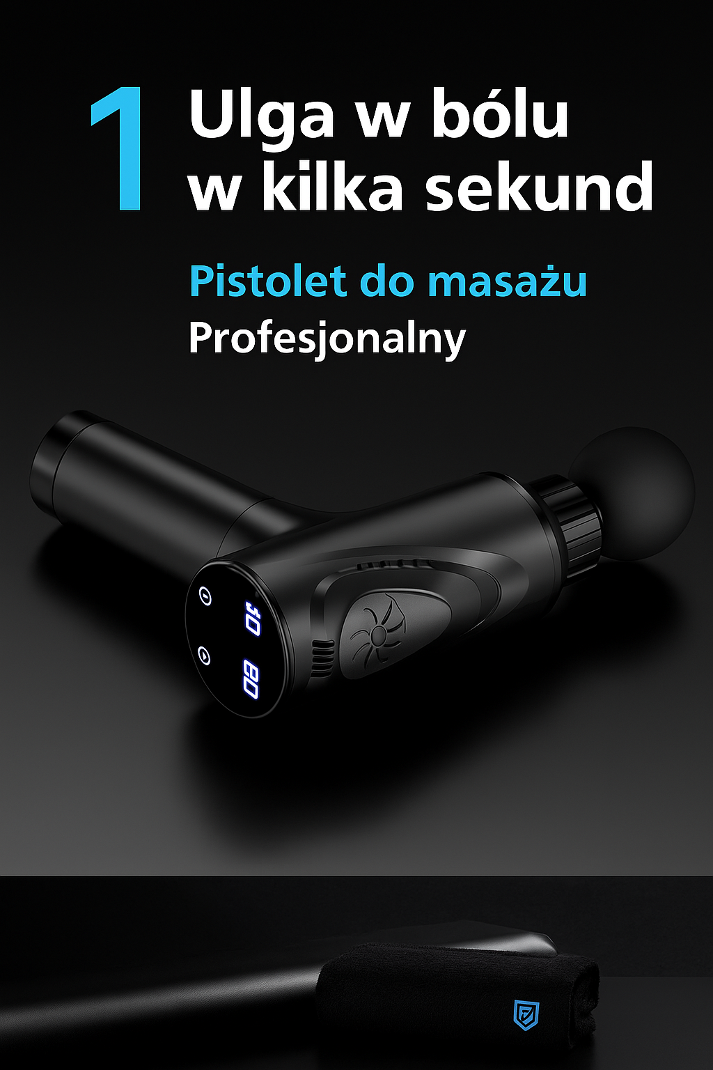 Fortive Pro Masażer Elektryczny – Pistolet do Masażu