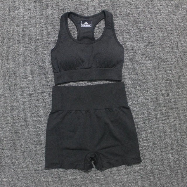 vital seamless yoga set gym set women workout clothes for women active wear sport suit-7