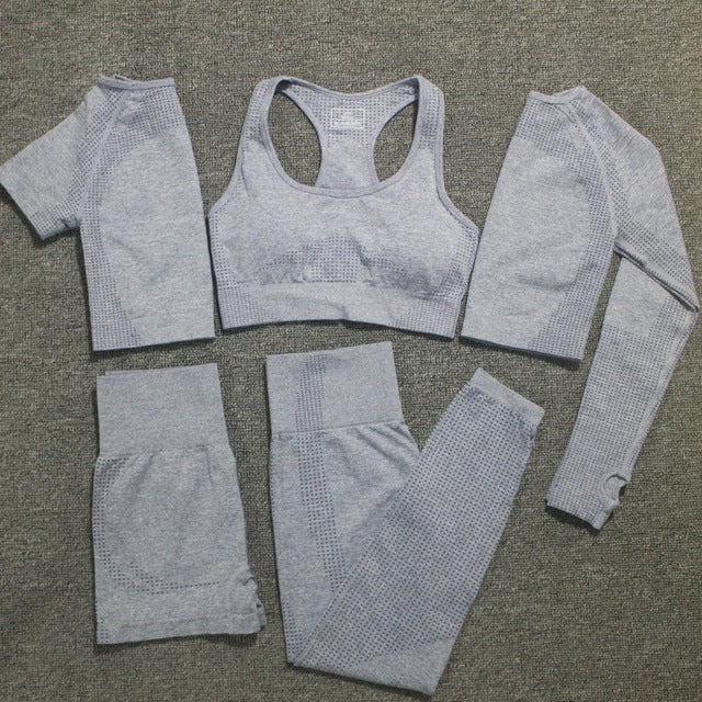 vital seamless yoga set gym set women workout clothes for women active wear sport suit-4