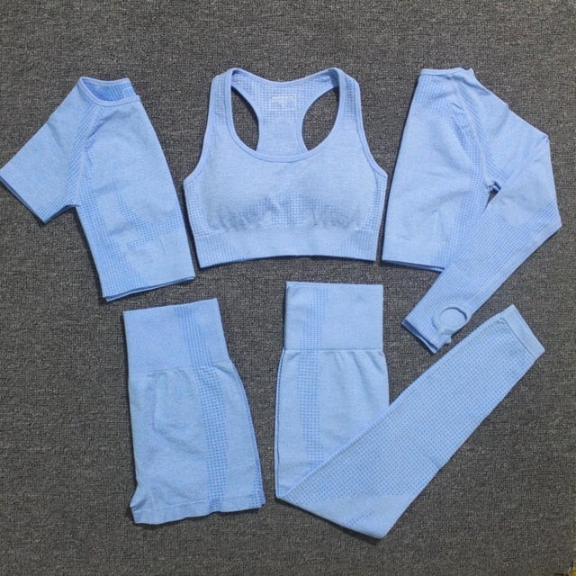 vital seamless yoga set gym set women workout clothes for women active wear sport suit-16