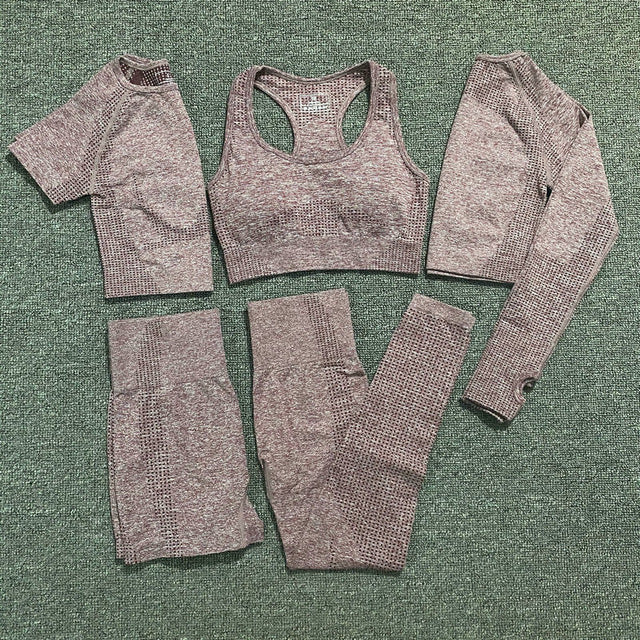 vital seamless yoga set gym set women workout clothes for women active wear sport suit-17